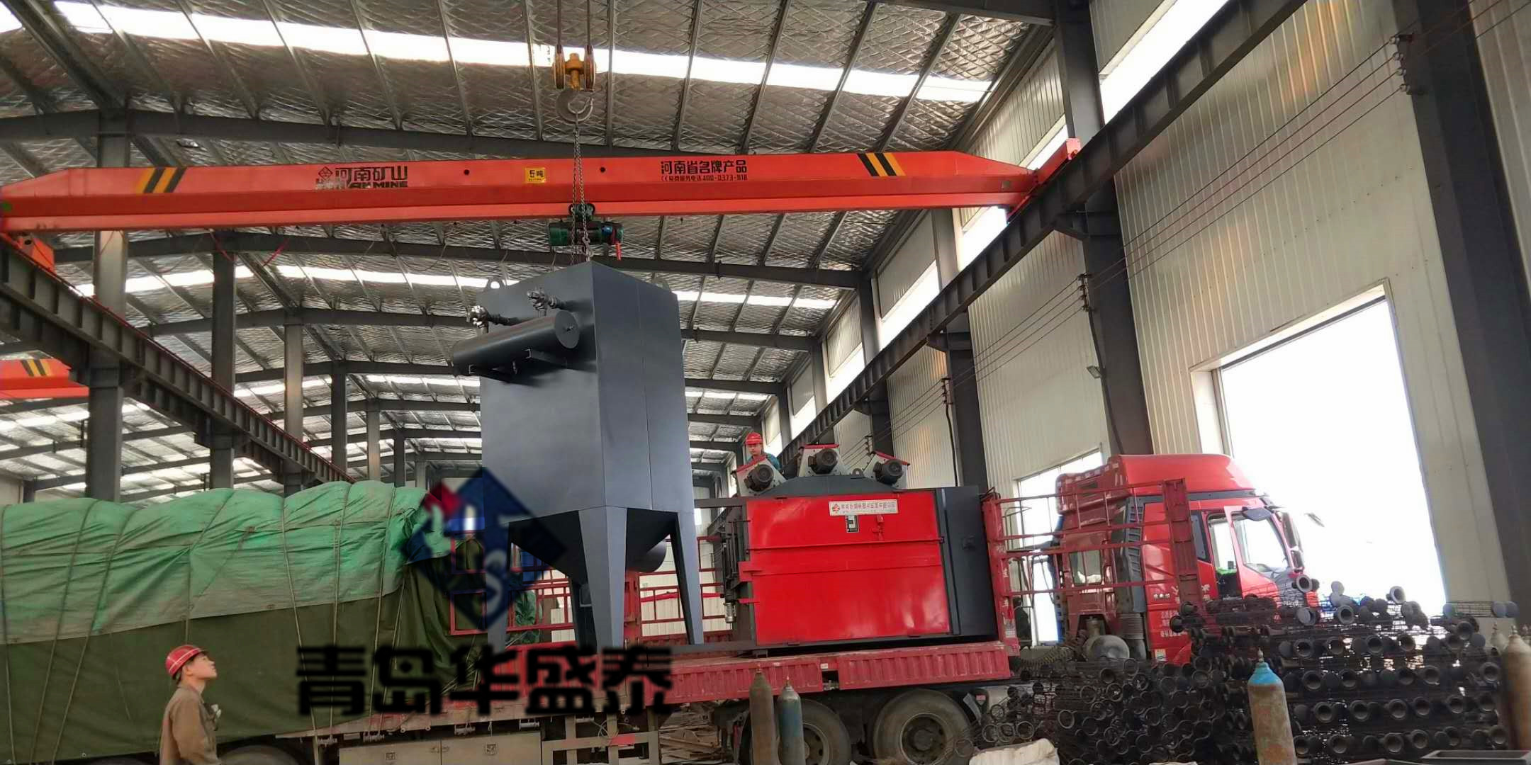 3710拋丸機發往江西宜春市