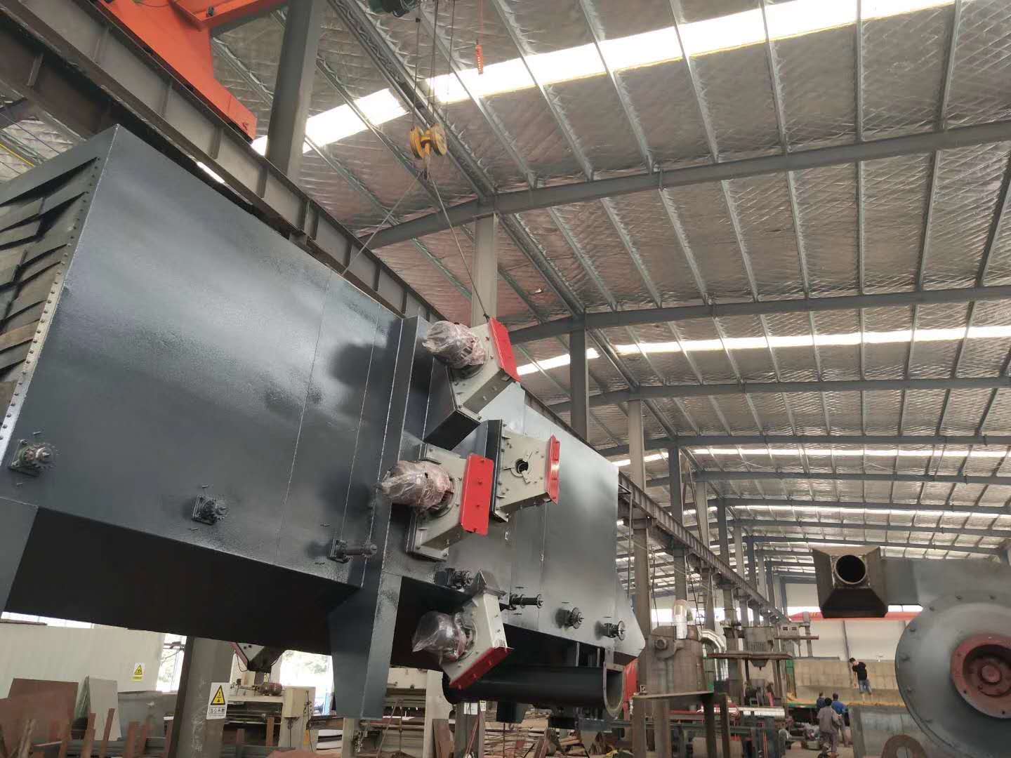 鋼結構拋丸機發往榆林