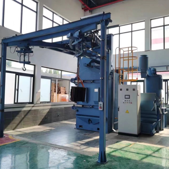 車架打砂清理機_清理車架砂機打油視頻_汽車打砂機