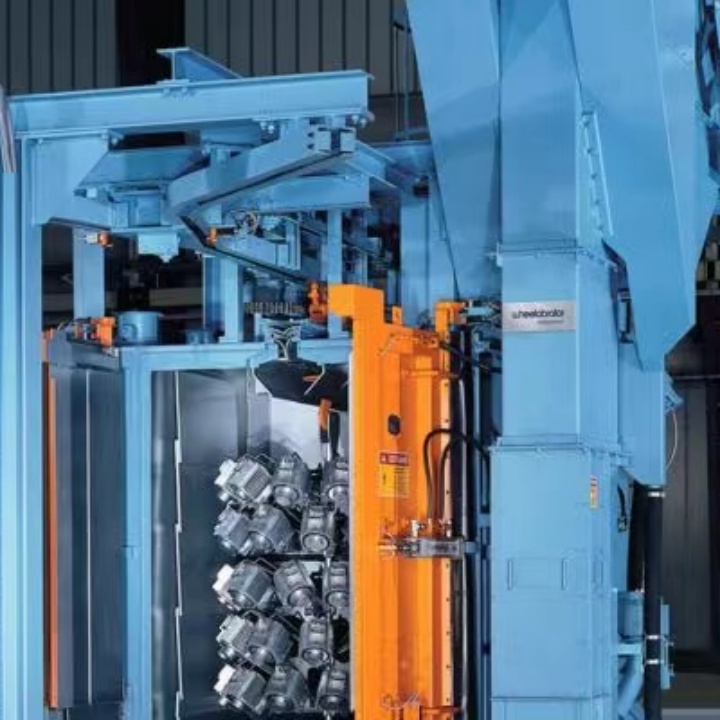 鑄件打砂機(jī)_金屬砂機(jī)打壓鑄件視頻_金屬壓鑄打砂機(jī)